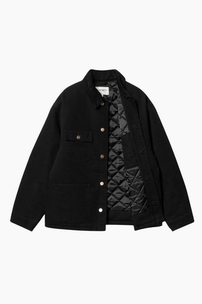 W' OG Michigan Coat (Winter) I032235 - Black/ Black Rinsed - Carhartt WIP
