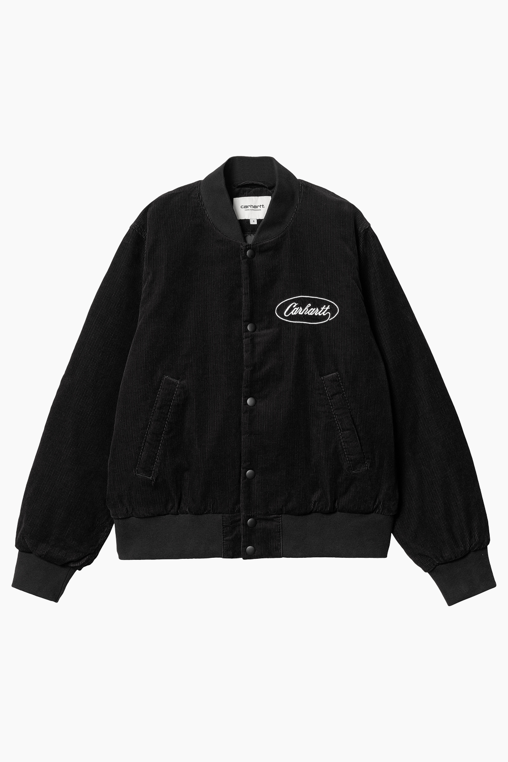 W' Rugged Letterman Jacket - Black/Wax - Carhartt WIP