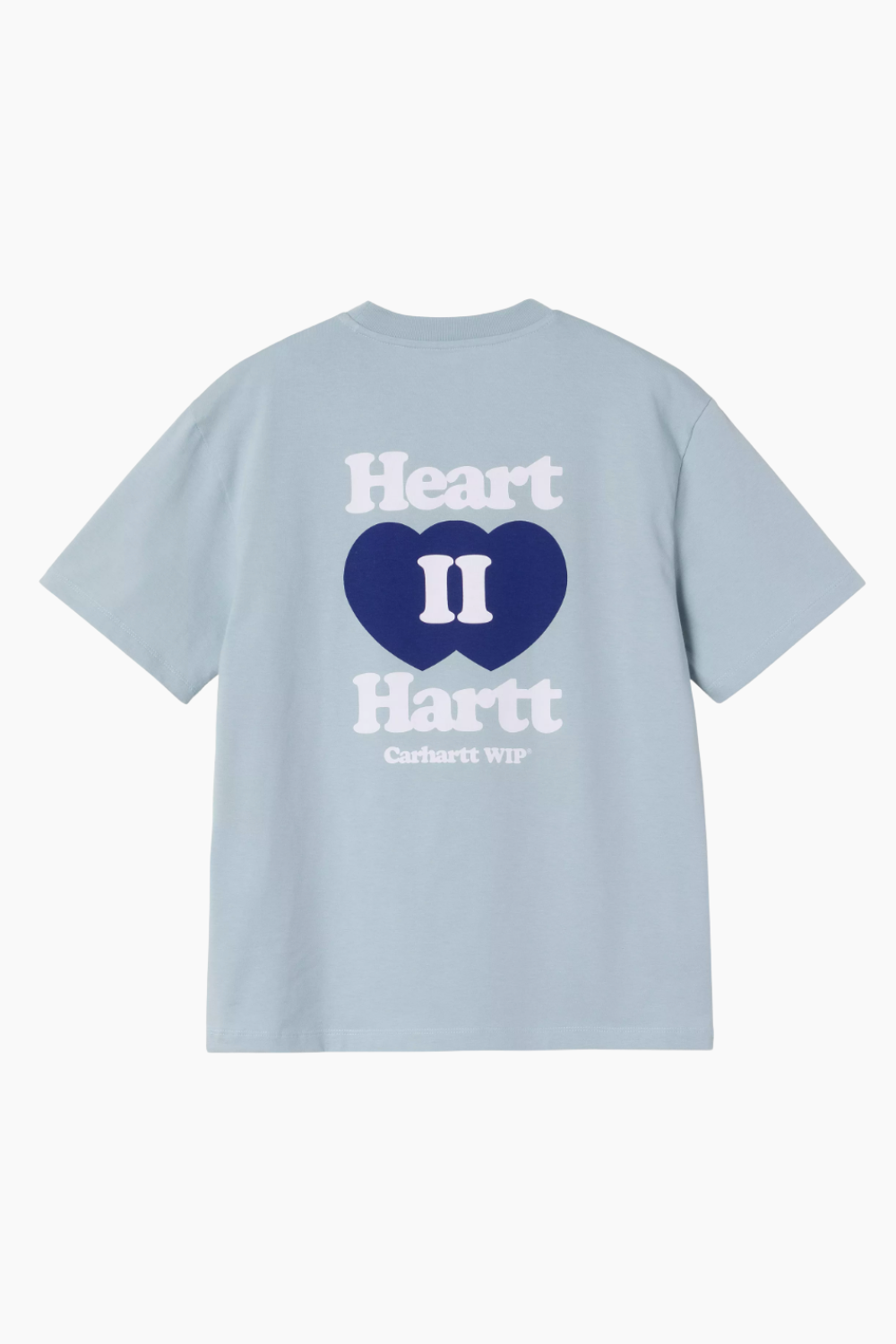 W' S/S Heart II Hartt T - Blue Fog - Carhartt WIP