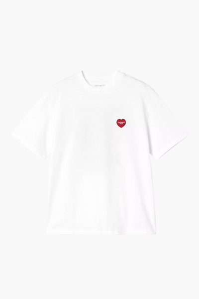 W' S/S Heart II Hartt T - White - Carhartt WIP