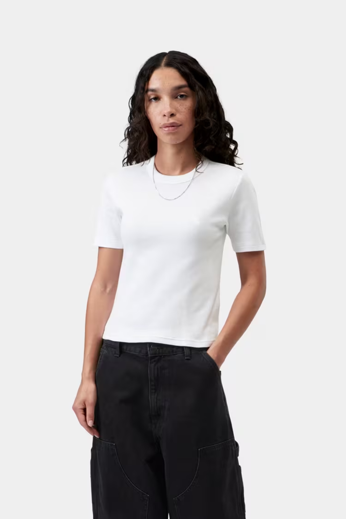 W' S/S Philipa T-Shirt - White - Carhartt WIP