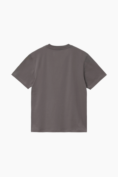 W' S/S American Script T-Shirt IO32218 - Porphyry - Carhartt WIP-1
