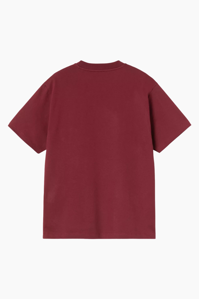 W' S/S Pocket T-shirt - Marsala - Carhartt WIP