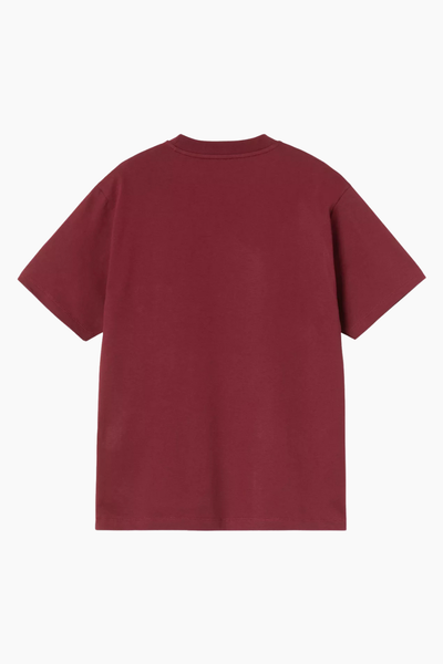 W' S/S Pocket T-shirt - Marsala - Carhartt WIP