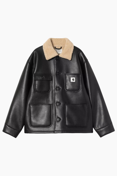 W' Shepton OG Michigan Coat - Black/Natural - Carhartt WIP