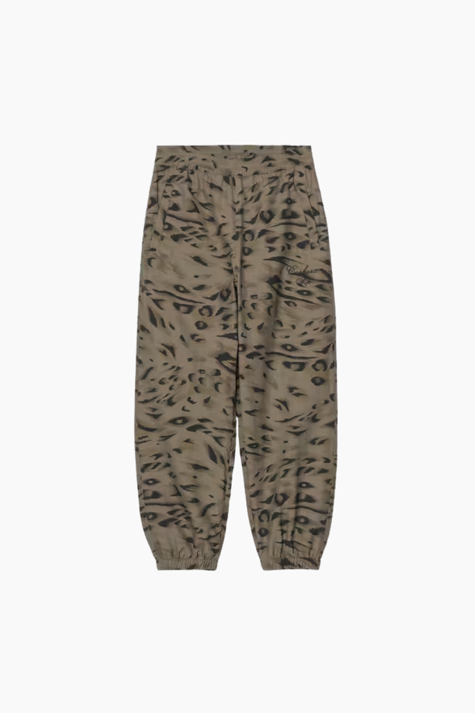 W' Travon Pant - Duck Feather Print, Cypress/Black - Carhartt WIP