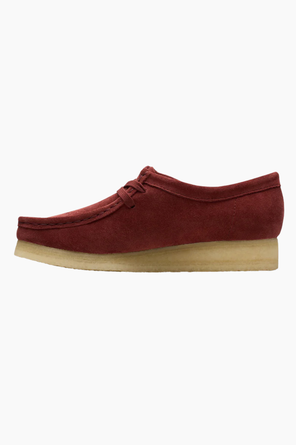 Wallabee. D - Deep Red Sde - Clarks