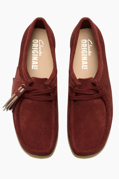 Wallabee. D - Deep Red Sde - Clarks