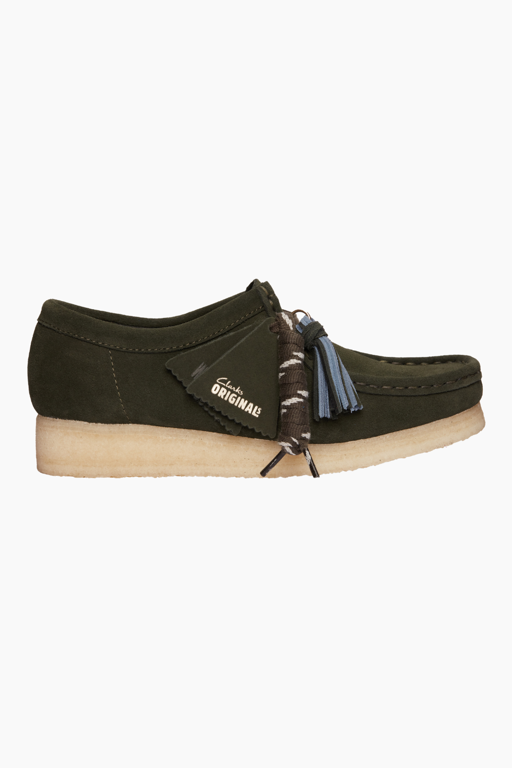 Wallabee. D - Forest Green Sde - Clarks