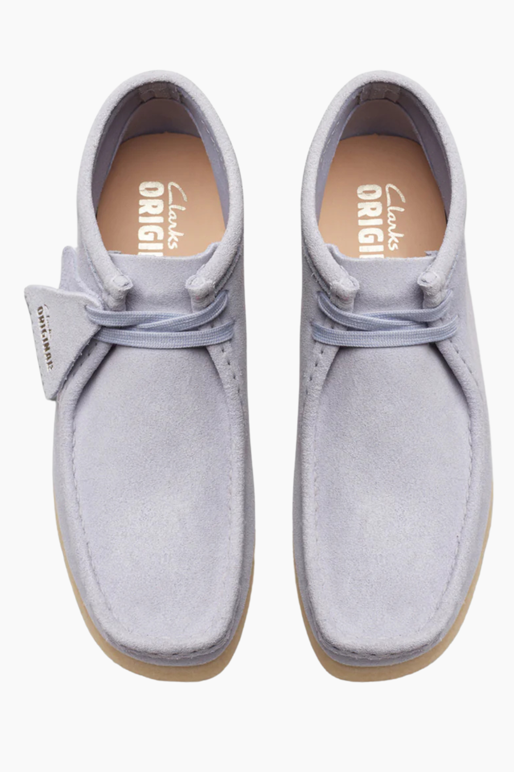 Wallabee Boot. D - Cloud Grey Sde - Clarks