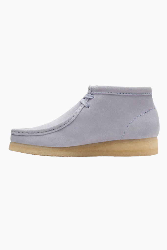 Wallabee Boot. D - Cloud Grey Sde - Clarks