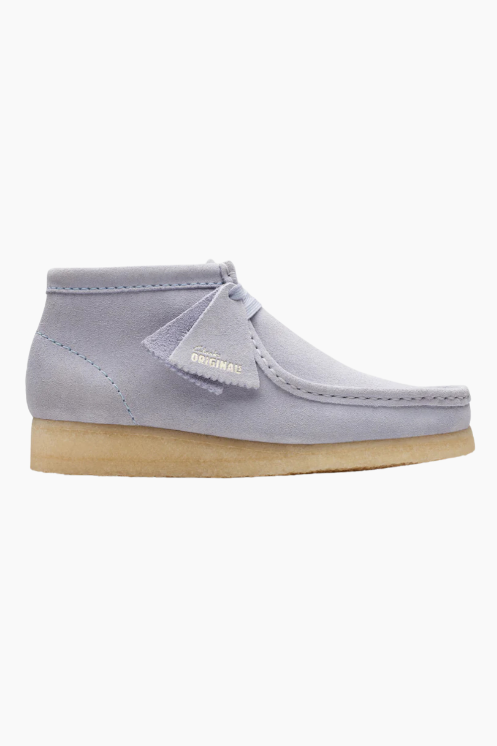 Wallabee Boot. D - Cloud Grey Sde - Clarks