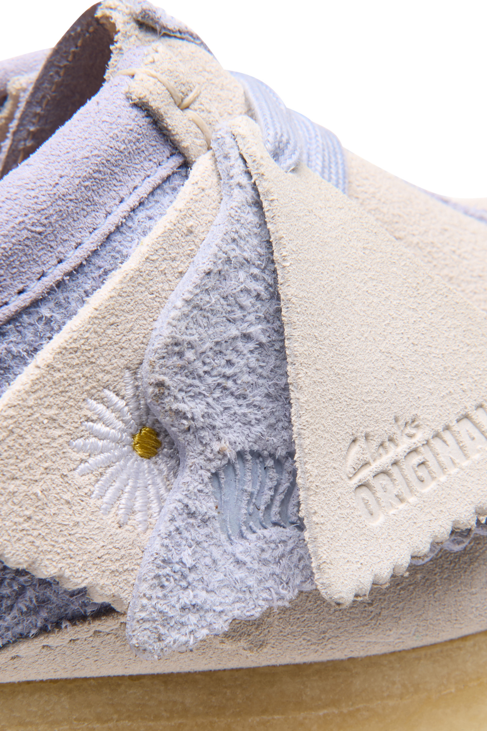 Wallabee. D - Cloud Grey Combi - Clarks