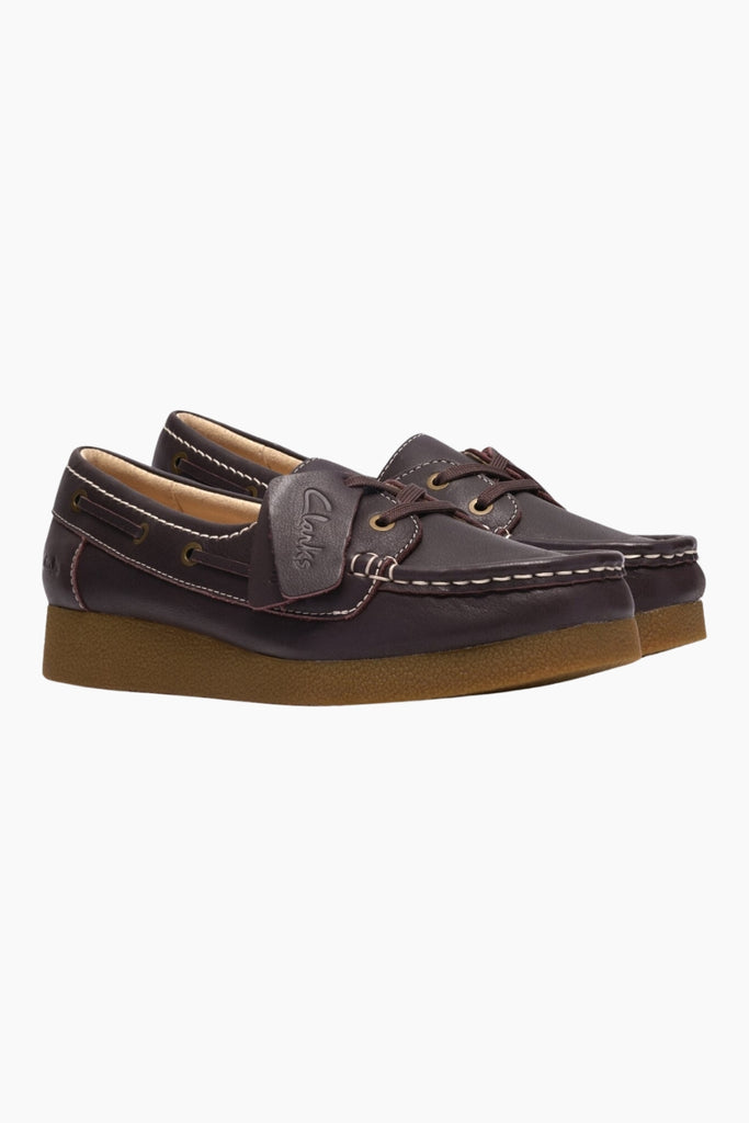 WallabeeEVOSea D - Dark Brown Leather - Clarks