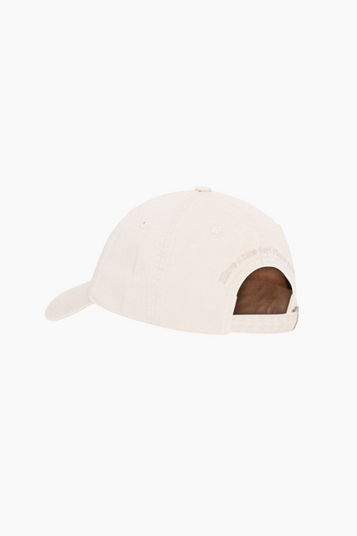 Washed Cotton Canvas Cap A6901 - Egret - GANNI