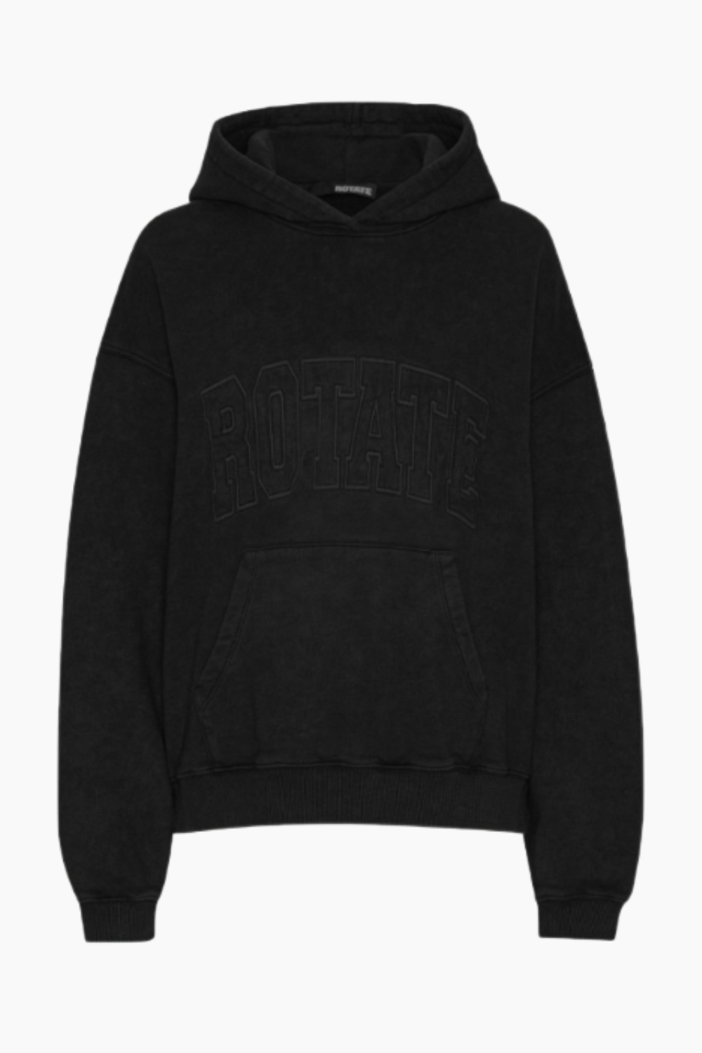 Washed Heavy Sweat Hoodie 115084100 - Black - Rotate