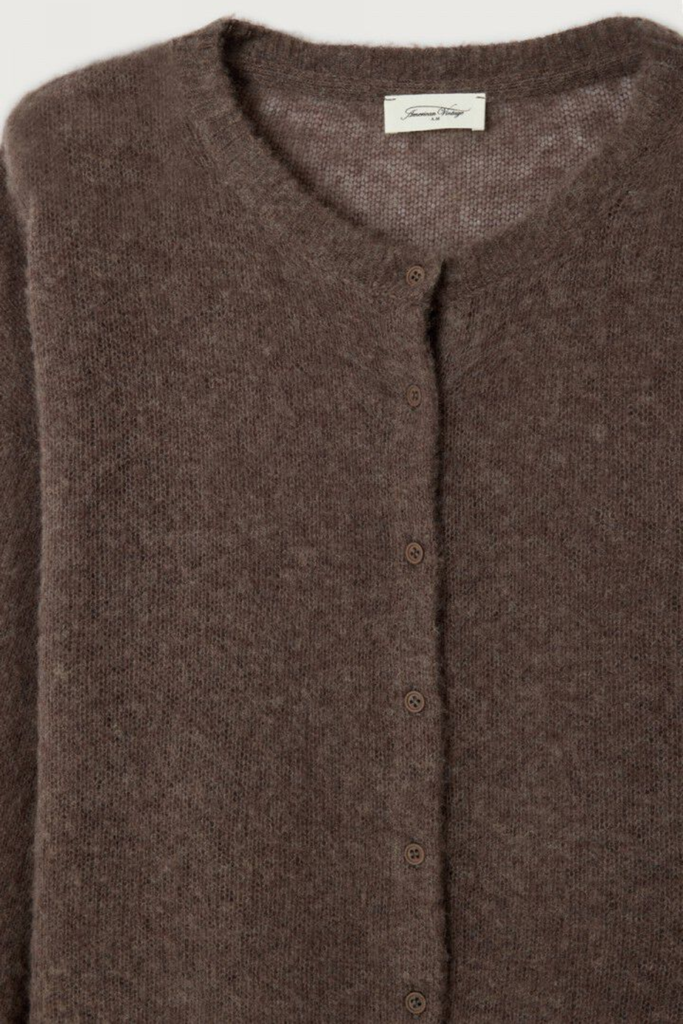 Cardigan Bodyrow - Hedgehog Melange - American Vintage