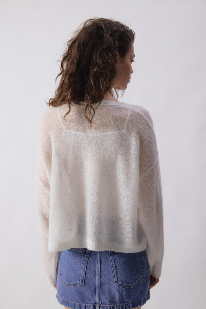 Cardigan Bodyrow - Polaire Chine/Polar Melange - American Vintage