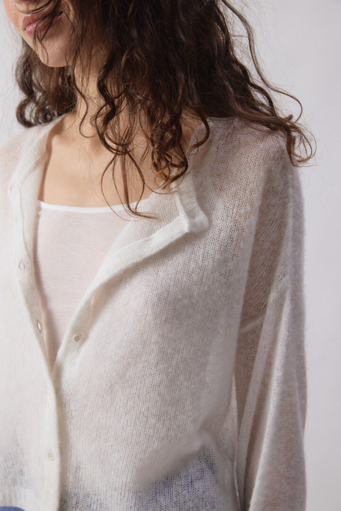 Cardigan Bodyrow - Polaire Chine/Polar Melange - American Vintage