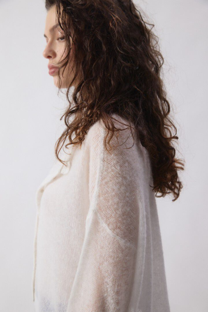 Cardigan Bodyrow - Polaire Chine/Polar Melange - American Vintage