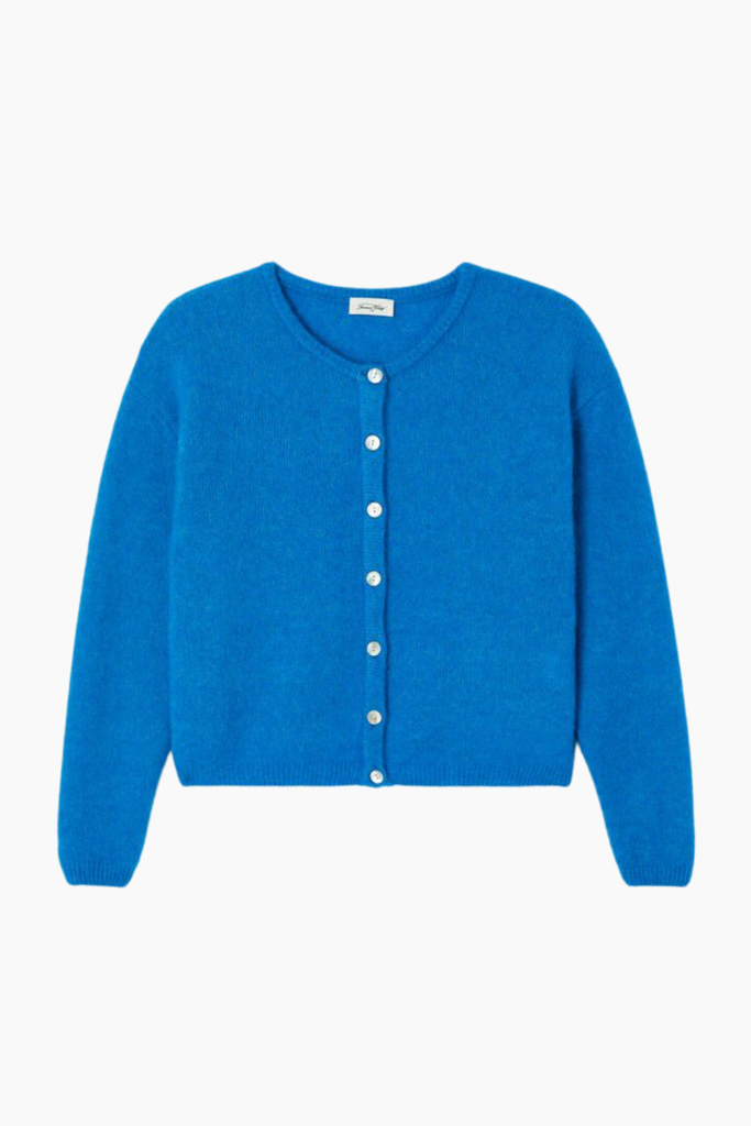 Women's Cardigan Vitow - Curacao Melange - American Vintage