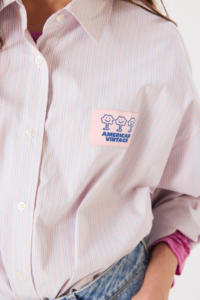 Women's Shirt Soabird - Soft Stripes - American Vintage