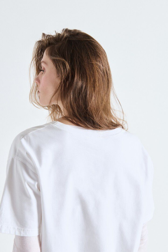 Women's T-shirt Fizvalley - White - American Vintage