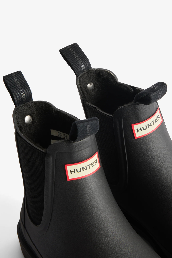 Womens Elements Chelsea Insulated Boot - Black - Hunter