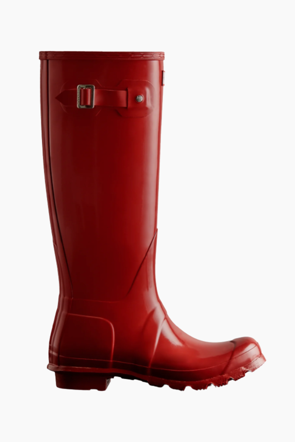 Womens Original Tall Gloss Boot - Military Red - Hunter