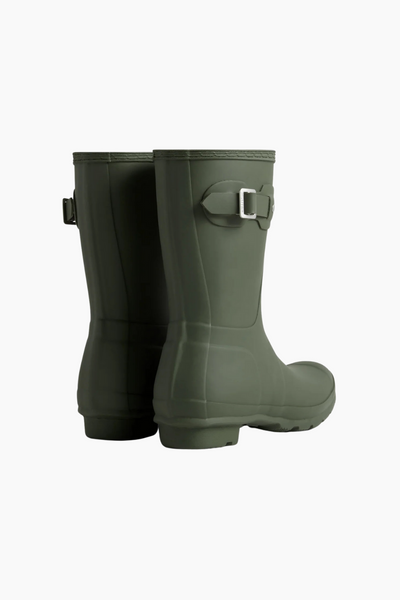 Womens Original Short Boot - Dark Olive - Hunter-2