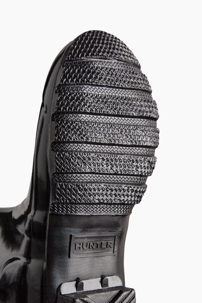 Womens Original Tall Gloss Boot - Black - Hunter