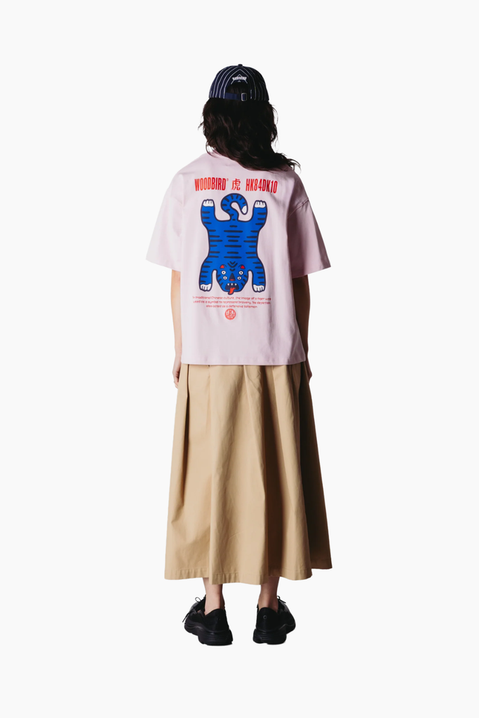 Woodbird WBBalo Tiger Tee - Violet - Woodbird
