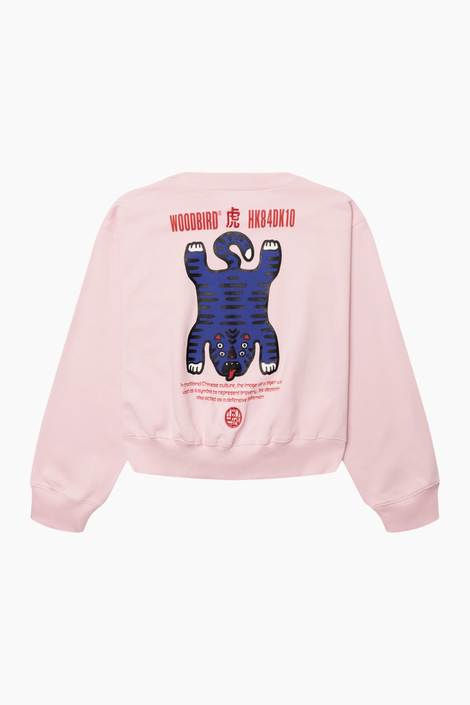 Woodbird WBFranka Tiger Crew - Violet - Woodbird