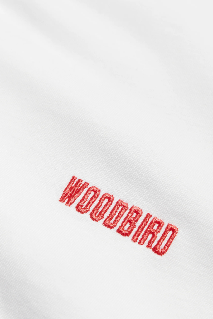 Woodbird WBJoul LS Mono Tee - Hvid - Woodbird