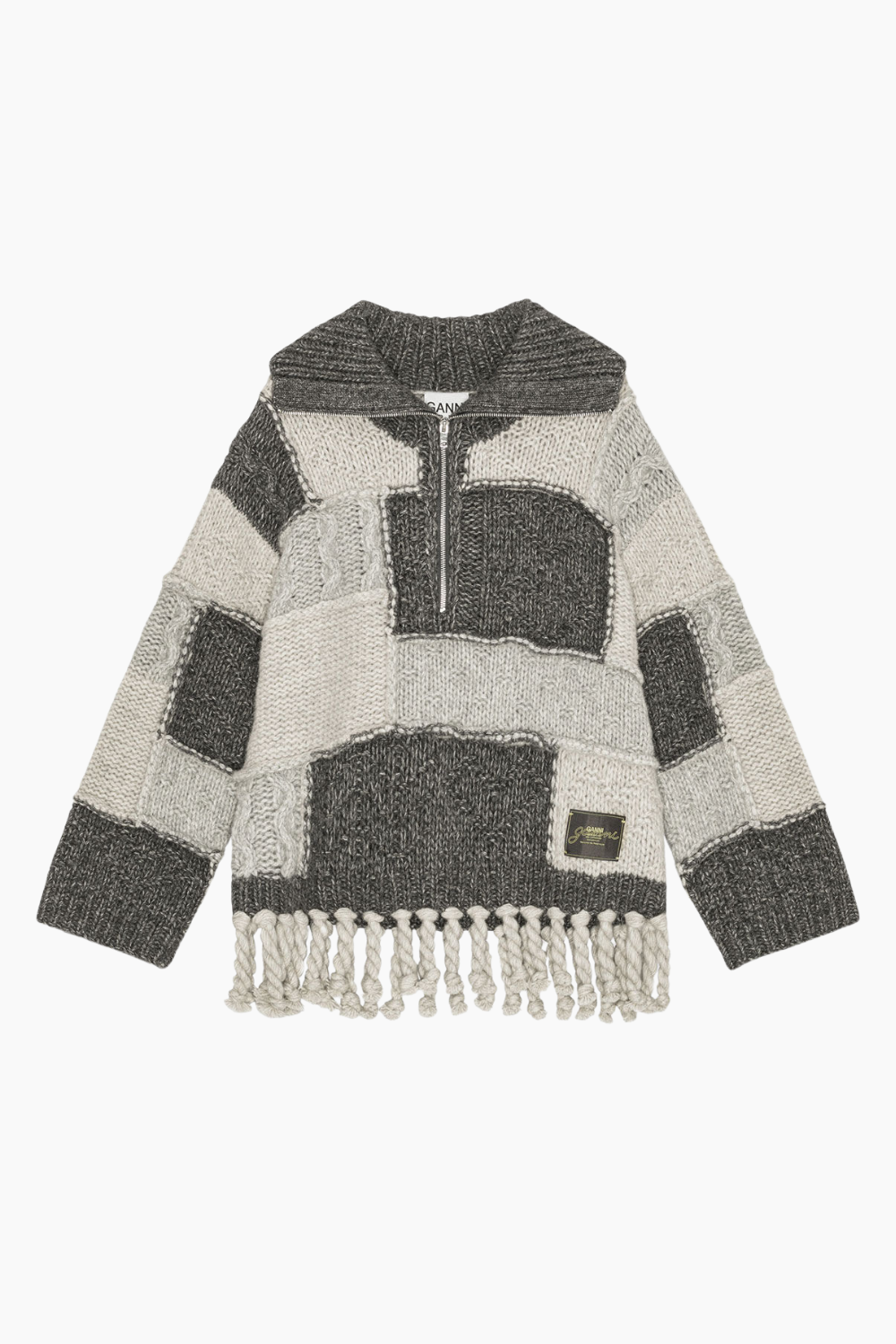 Wool Cotton Bubble Sweater K2508 - Multicolour - GANNI