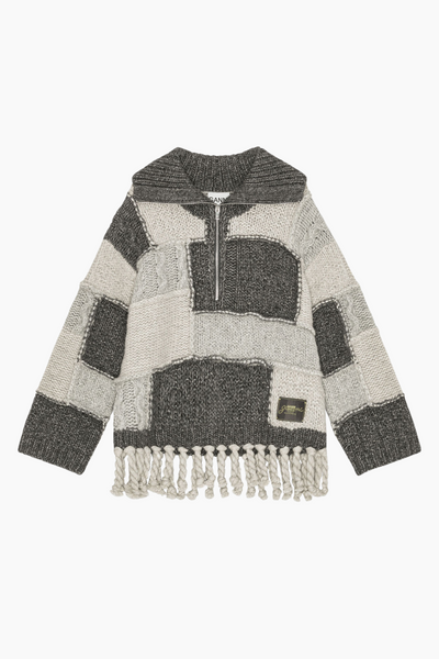 Wool Cotton Bubble Sweater K2508 - Multicolour - GANNI