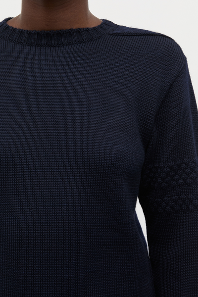 Wool Karoline Sweater - Parisian Night - Mads Nørgaard