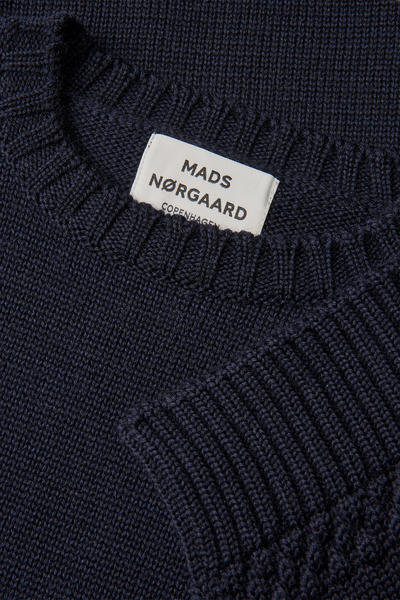 Wool Karoline Sweater - Parisian Night - Mads Nørgaard