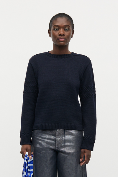 Wool Karoline Sweater - Parisian Night - Mads Nørgaard