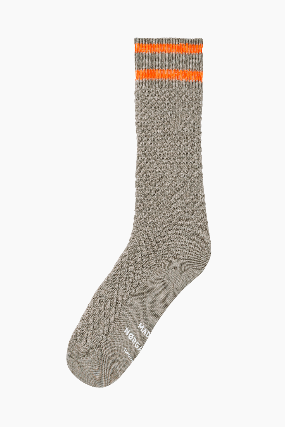 Woolen Bubble Socks - Silver Birch Melange - Mads Nørgaard