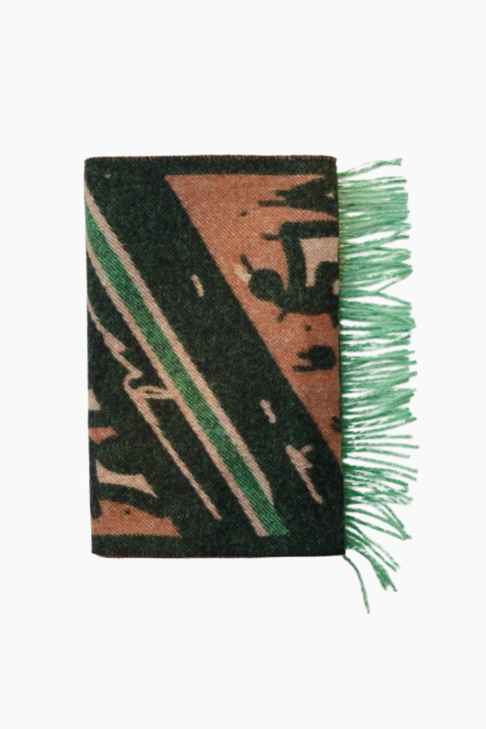 Woven Wool Vibskov Scarf - Brown - Mads Nørgaard