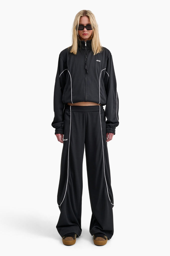 Yago Tony Fit Track Pants - Black/Black - ALIS