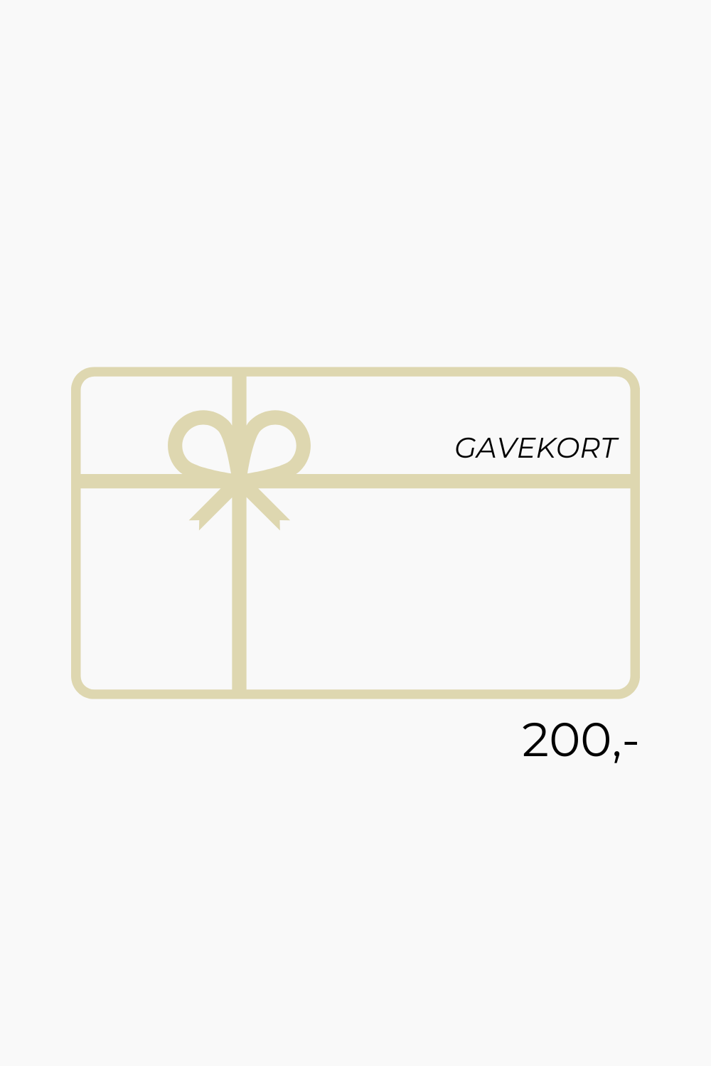 QNTS Presentkort 200 DKK
