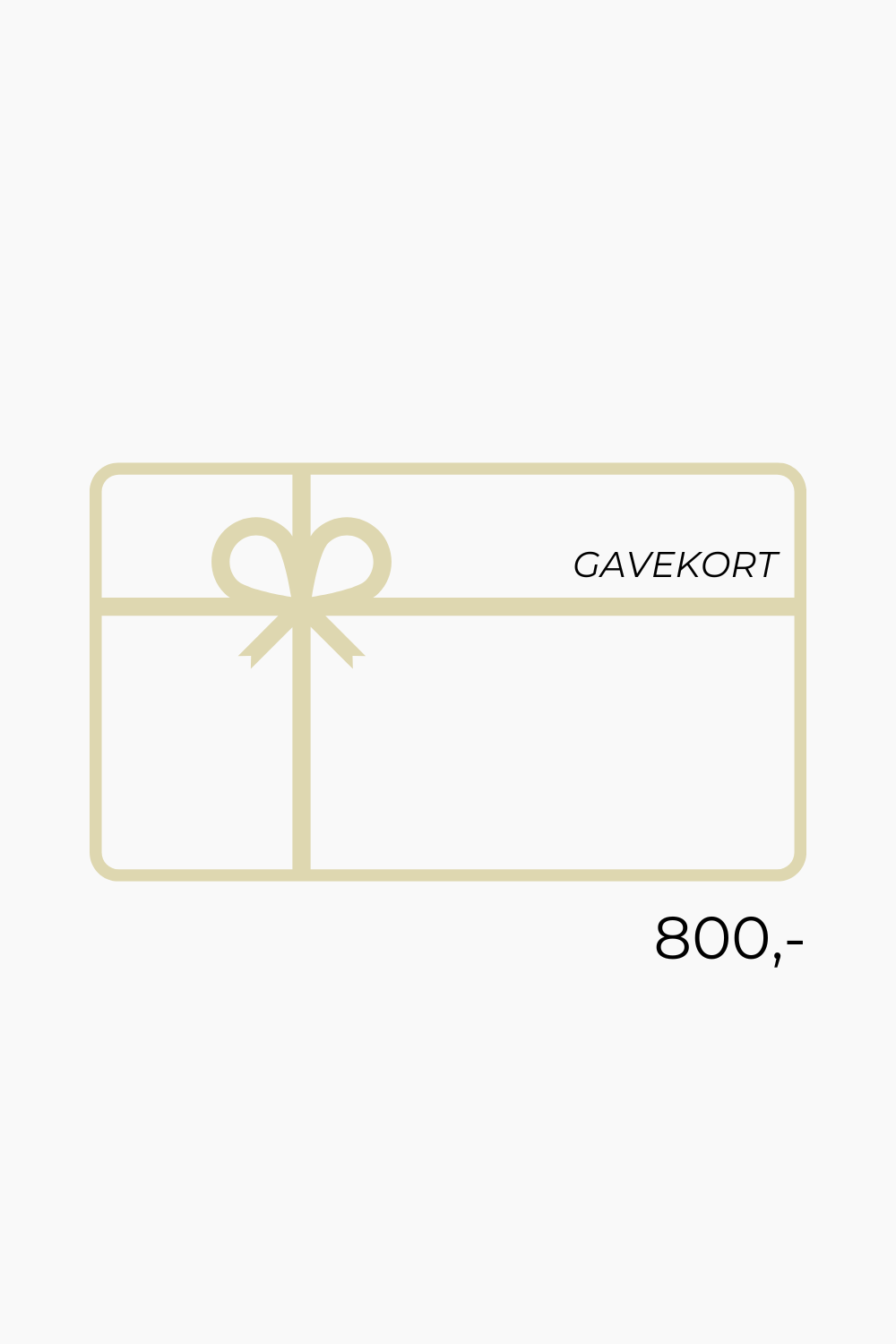 QNTS Presentkort 800 DKK
