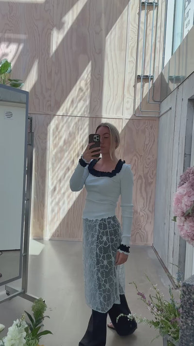 Rosie Seamless Top - Ice Blue - OpéraSPORT
