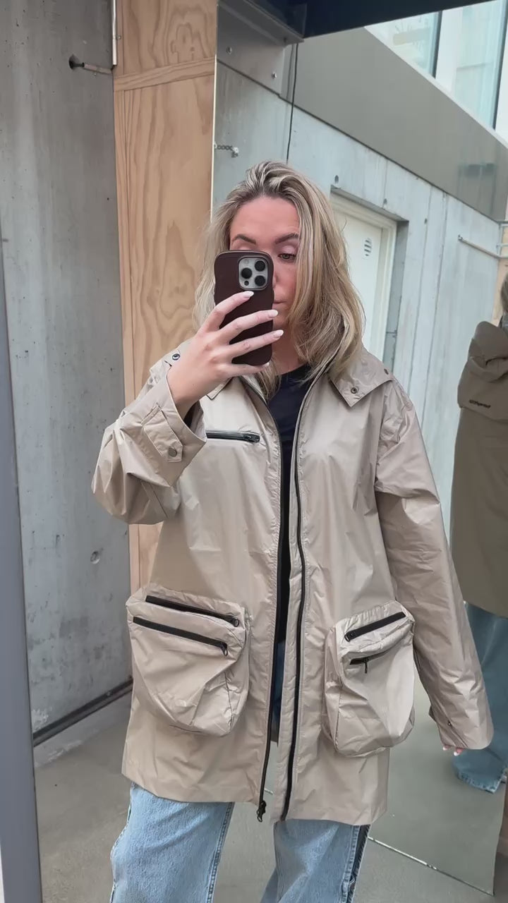 Tech3 Rain Coat - Sand - H2O Fagerholt-7