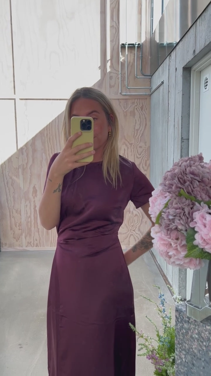 Enelena SS Dress 7241 - Fig - Envii