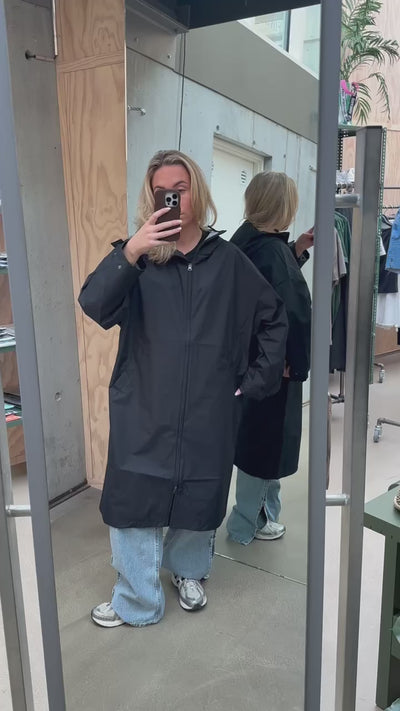 Squirrel Rain Coat - Black - H2O Fagerholt-6