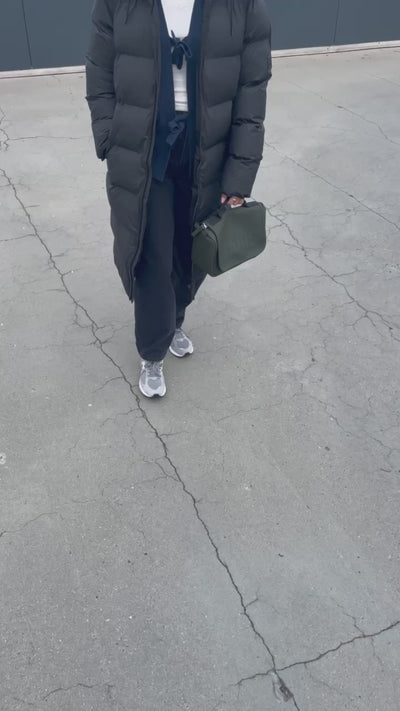 Alta Long Puffer Jacket W3T4 2024 - Black - Rains