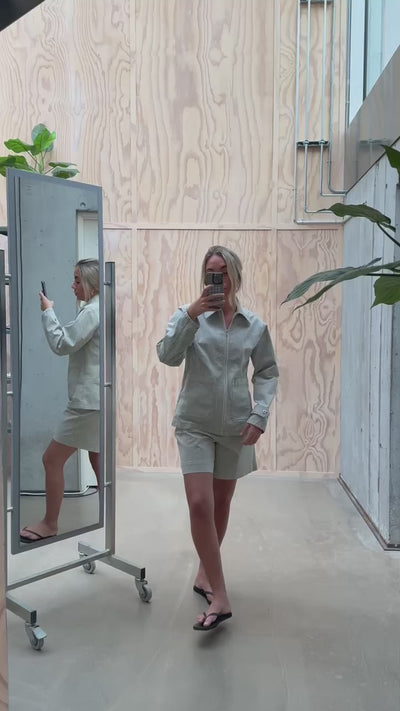 Bromi Glee Jacket - Four Leaf Clover/Whitecap - Mads Nørgaard